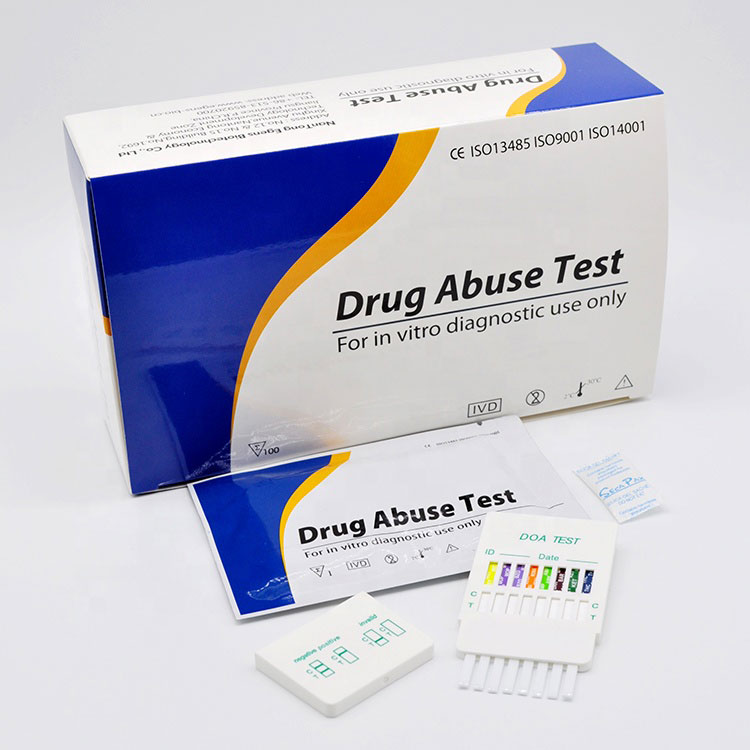 Schválený test Doa 8 v 1 Multi Panel Drug Of Abuse Test