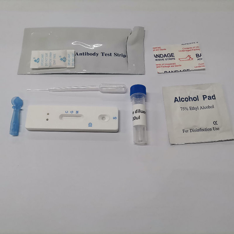 Súprava protilátok proti Covid-2019 s koloidným zlatom Igm Igg Rapid Antigen Test Kit